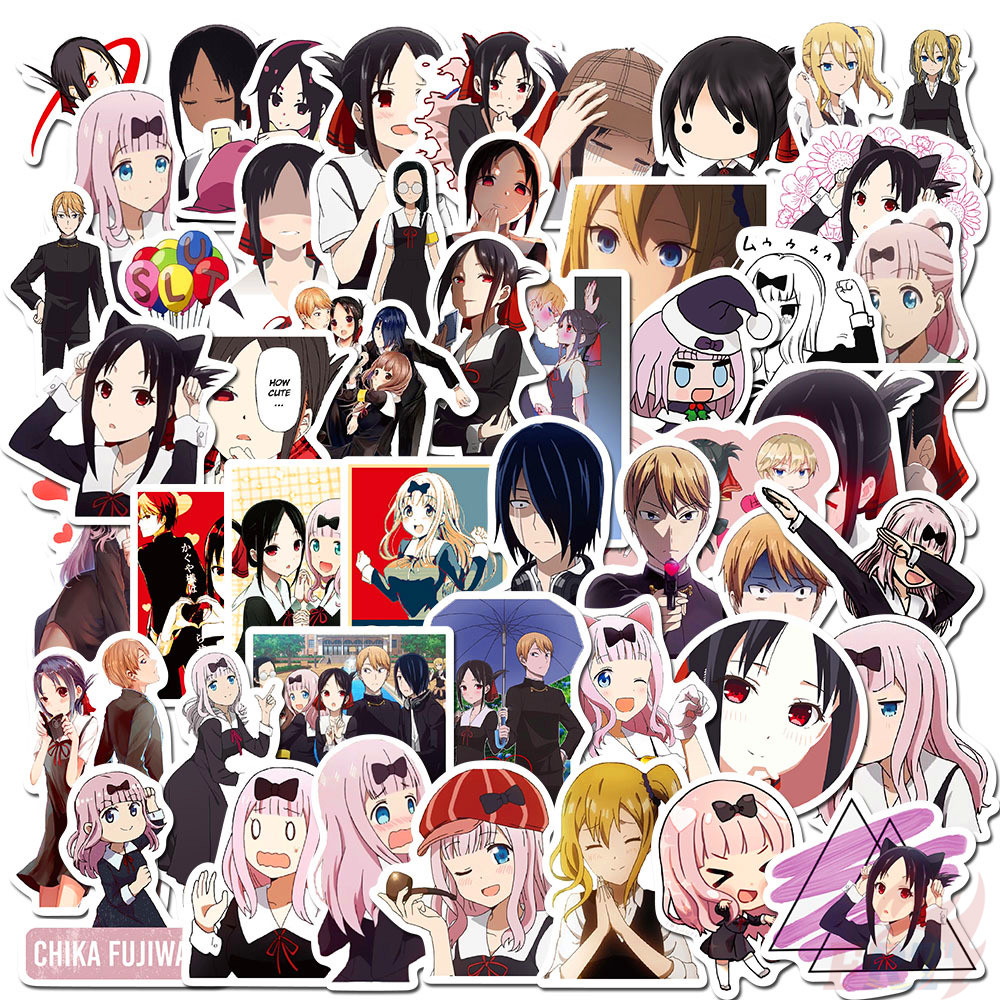100Pcs/Set ❉ Kaguya Sama: Love Is War Series A Shinomiya Kaguya Stickers ❉ DIY Fashion Decals Doodle Stickers