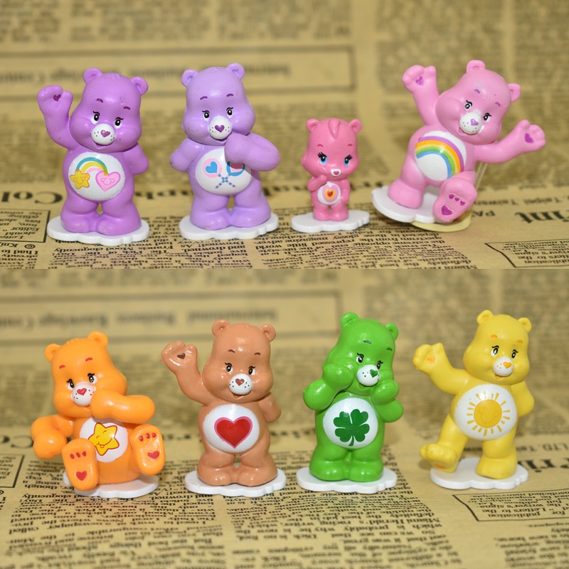 Set 12 Gấu Bông Dễ Thương Dùng Trang Trí Bánh Kem