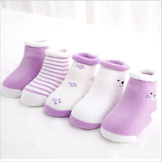 Combo 5 đôi) Vớ tất trẻ em cao cấp