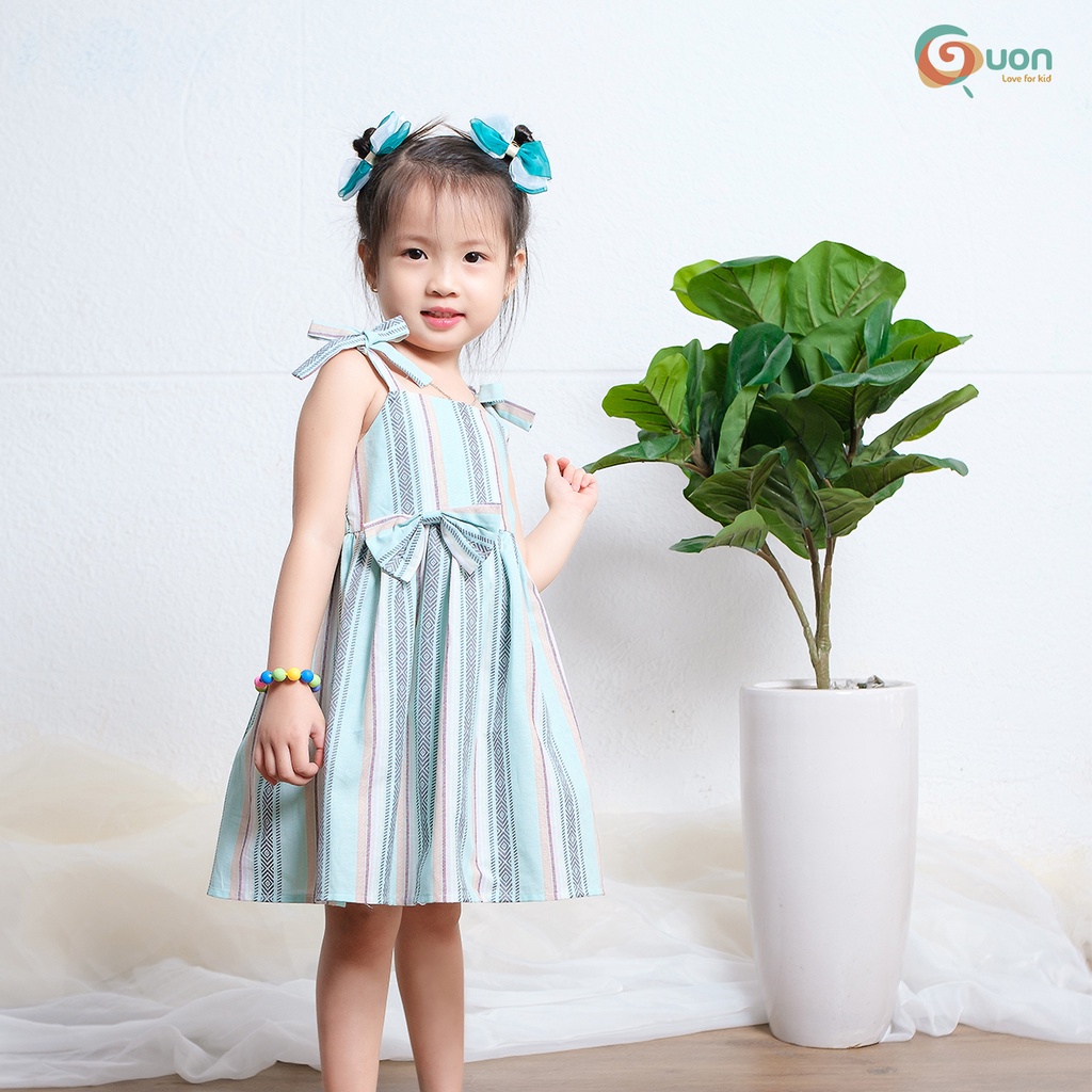 Váy bé gái từ 15 - 36kg vải cotton thoáng mát Styn - GUON