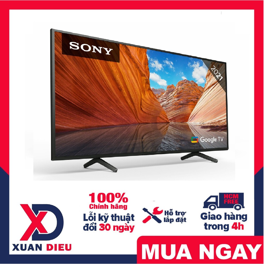 Android tivi Sony LED 4K 55 inch KD-55X80J/S 2021,  miễn phí giao hàng tại HCM