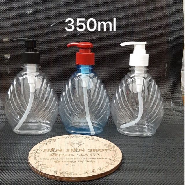 Chai nhựa vòi ấn 350ml