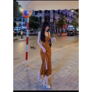 Váy 2s xoắn ngực xẻ đùi