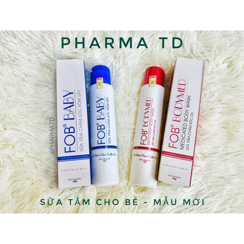 Sữa tắm FOB baby - FOB bodymed | Sữa tắm dịu nhẹ cho bé | Tem chính hãng.