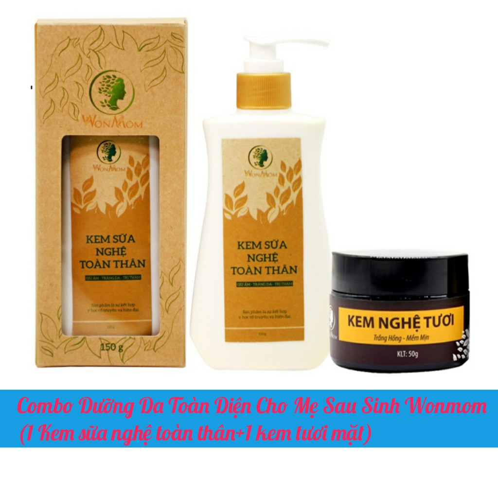Combo Dưỡng Da Toàn Diện Cho Mẹ Sau Sinh Wonmom  Việt Nam CW