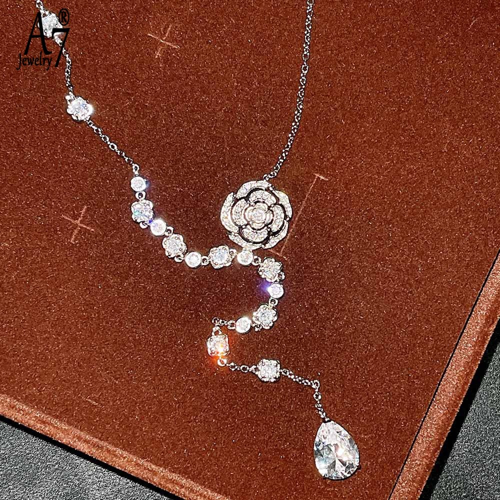 Set Vòng cổ + Khuyên Tai + Vòng Tay Đính Hoa Hồng A7