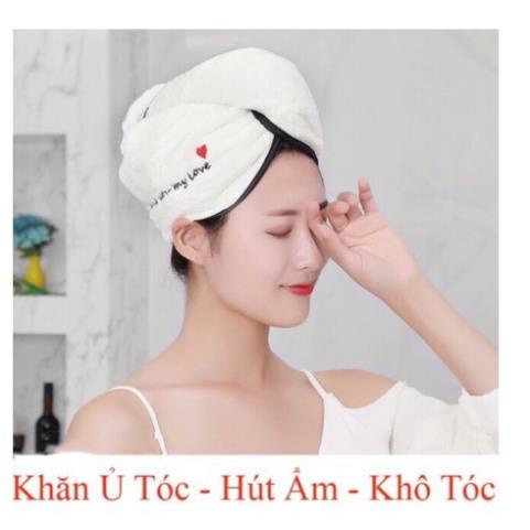 Khăn lau tóc, Khăn cuốn tóc siêu nhanh khô..