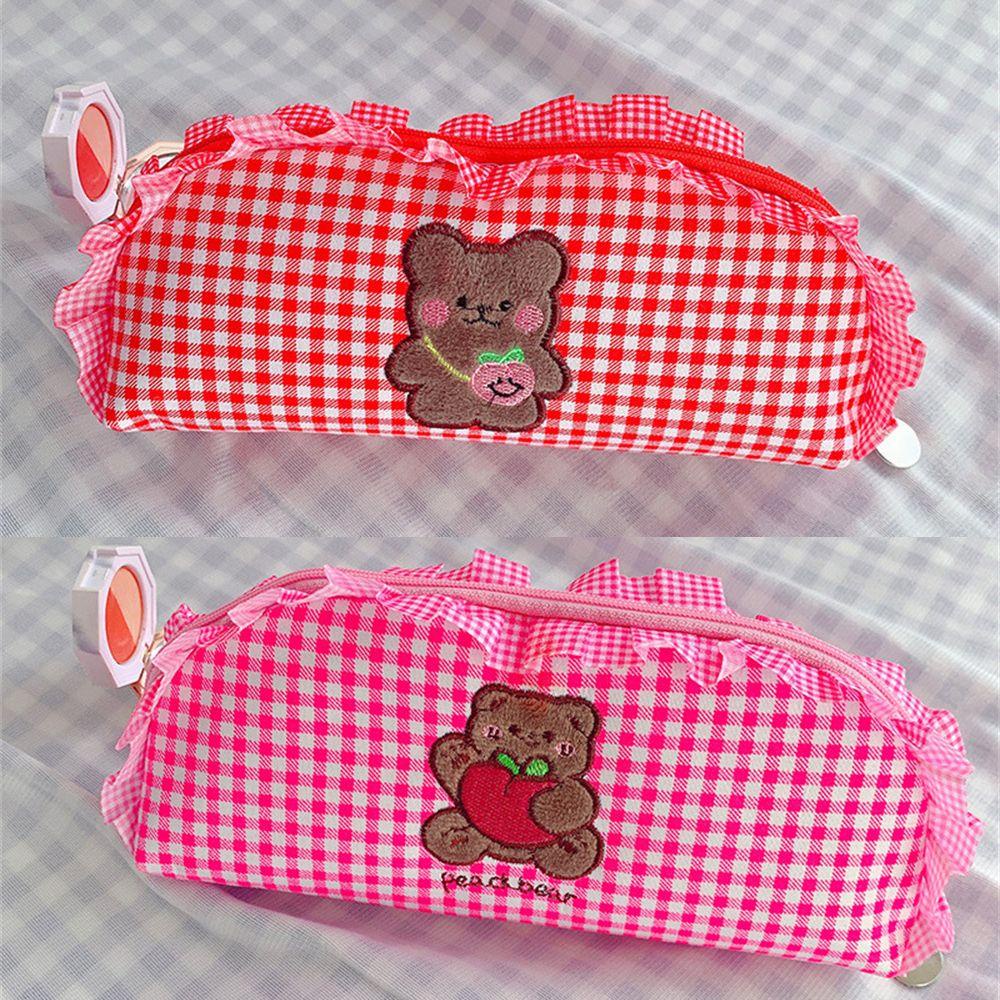 Túi Đựng Bút / Mỹ Phẩm Sức Chứa Lớn Họa Tiết Hoạt Hình Dễ Thương