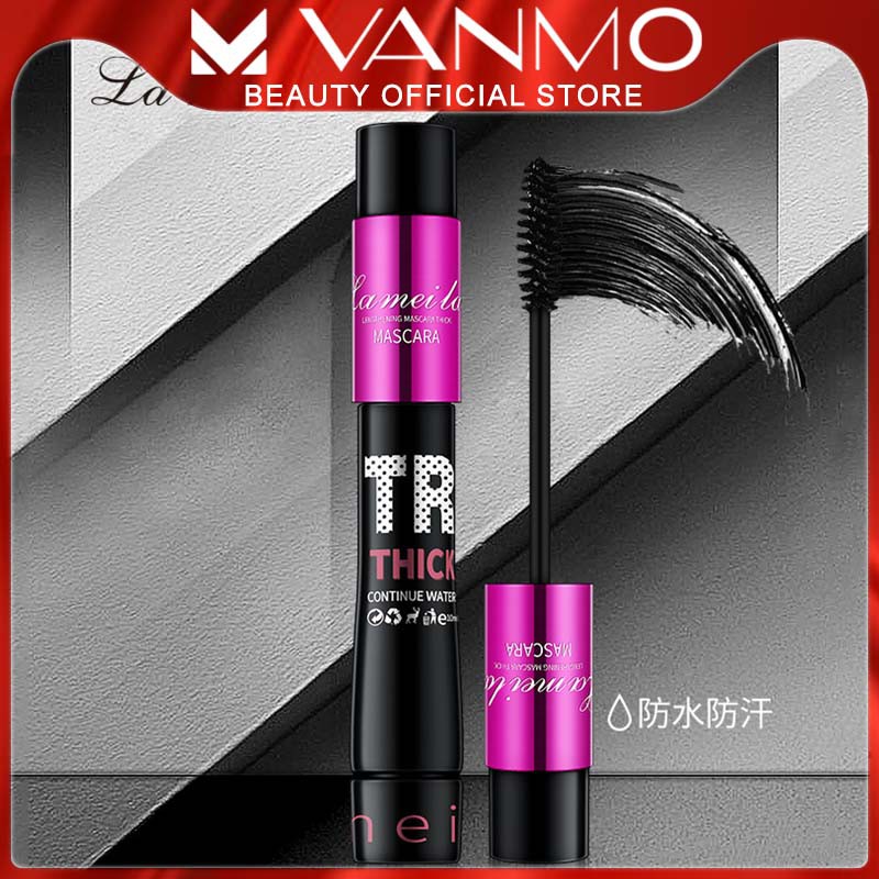 Mascara Được Thiết Kế  Đầu Chải Mi Cong Tự Nhiên, Làm Dài Và Dày Mi Chống Thấm Nước .