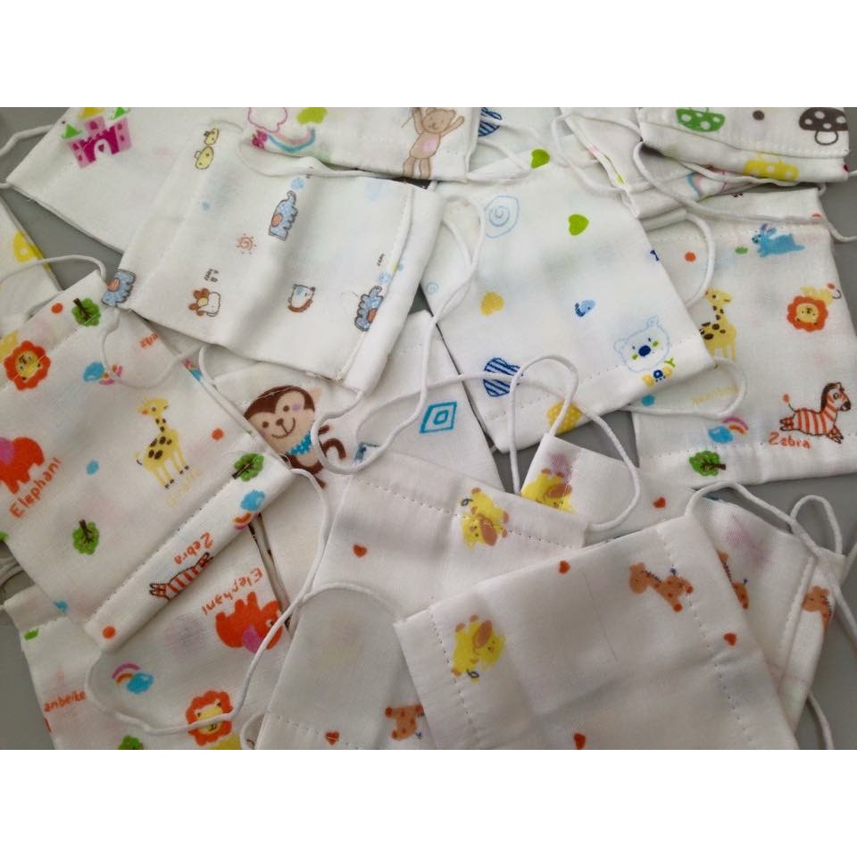 Ninikids: khẩu trang xô cho bé, khẩu trang vải, khẩu trang cotton