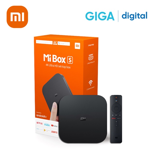 [Bản quốc tế] - Tivi box Xiaomi Mi Box S EU 4K- Tiếng Việt - Chính hãng - PFJ4086EU