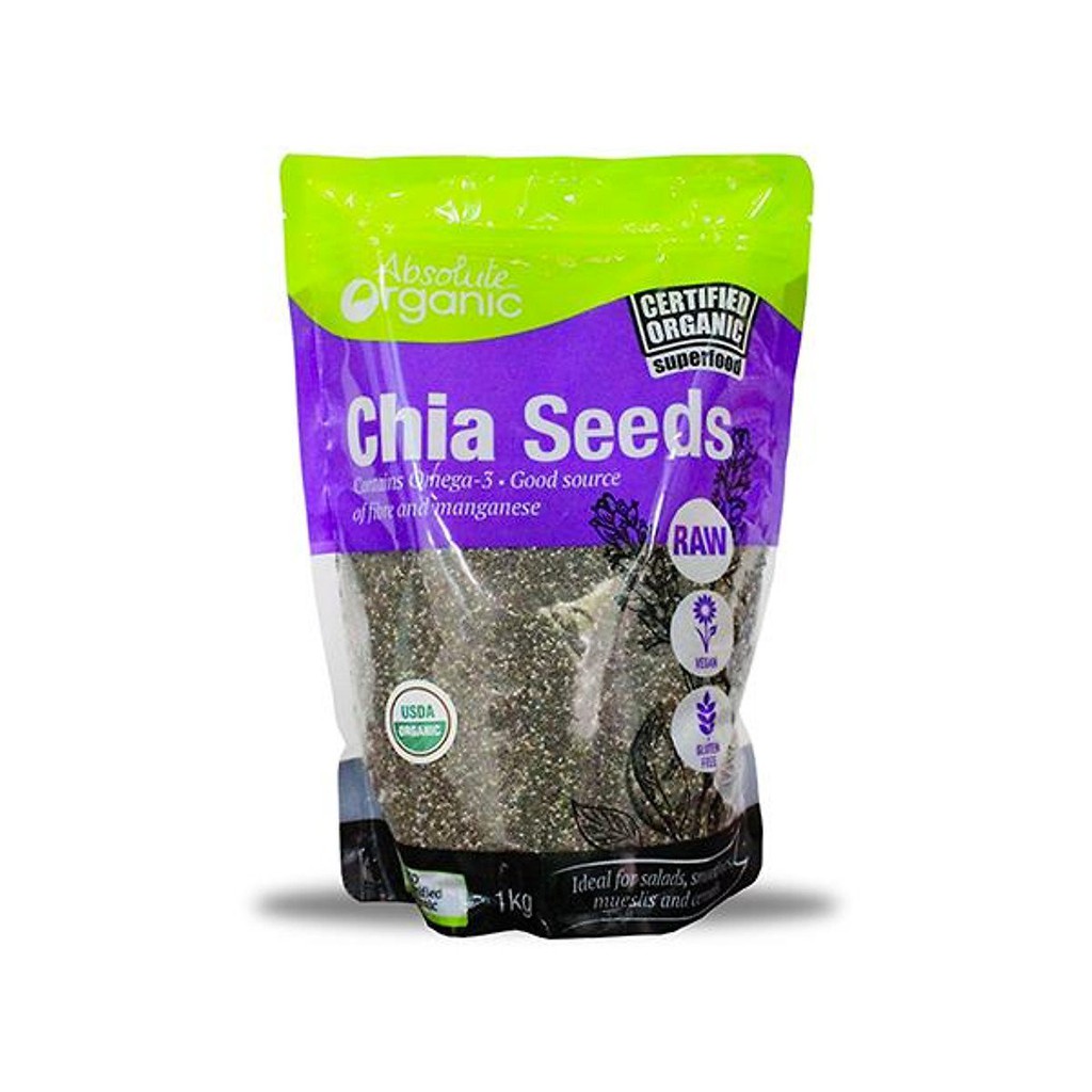 Hạt Chia Úc Absolute Organic Chính hãng nguyên gói 1KG