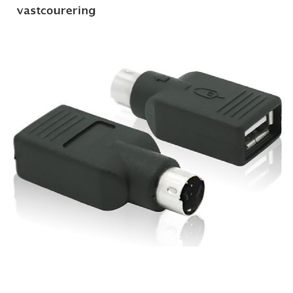 Vast USB To PS2 Adapter Cable Round Head Mouse And Keyboard Interface Converter EN