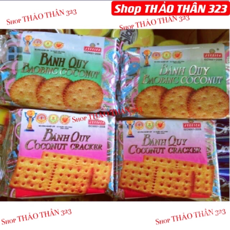 Bánh Quy Dừa COCONUT Crackers 170g