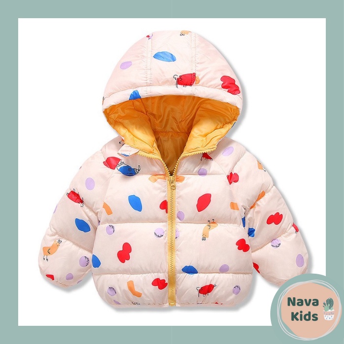 Áo phao Navakids nhiều màu sắc, áo phao ấm áp cho bé size 80-120 (8-20kg)