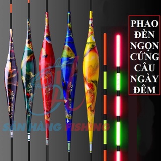 Phao đèn câu đài ngọn cứng, phao câu cá chép ngày và đêm