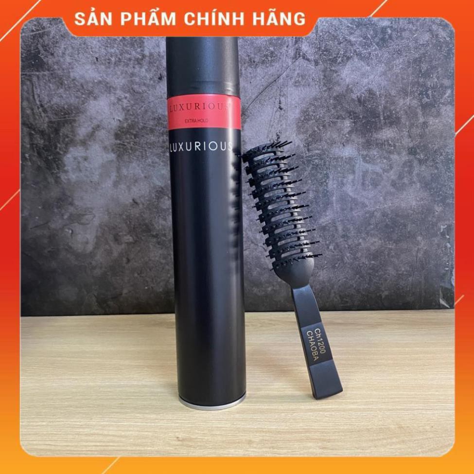 Gôm xịt tóc. Keo xịt tóc Nam LUXURIOUS - Hàng Chuẩn vòi xịt màu đỏ