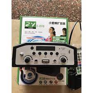 Loa bẫy chim E898 kết nối bluetooth kèm micro và remote điều khiển đa năng