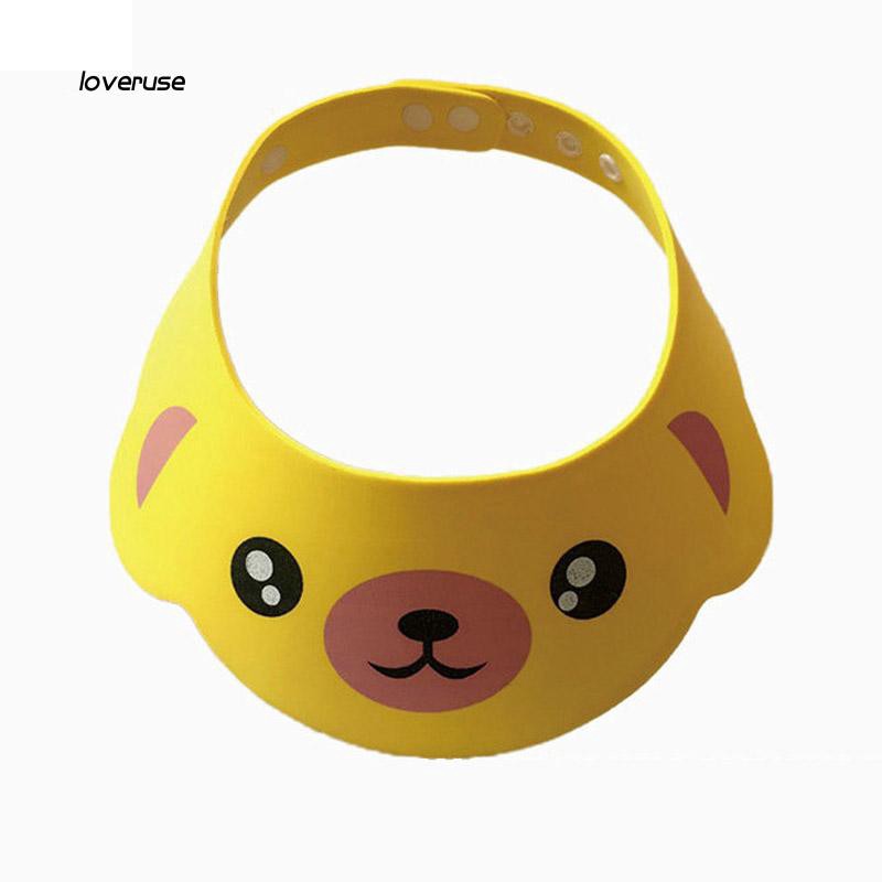 Mũ đội đầu chắn nước khi tắm gội đáng yêu cho bé