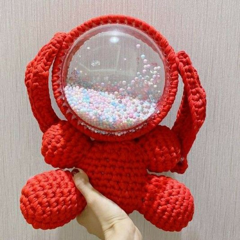 Set Túi Đeo chéo Đan Len Thủ Công Dễ thương