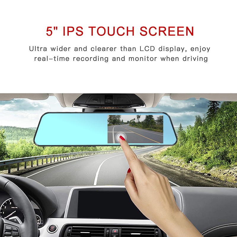 Máy Quay Cảm Ứng 5 Inch Hd 1080p Ips Cho Xe Hơi | BigBuy360 - bigbuy360.vn