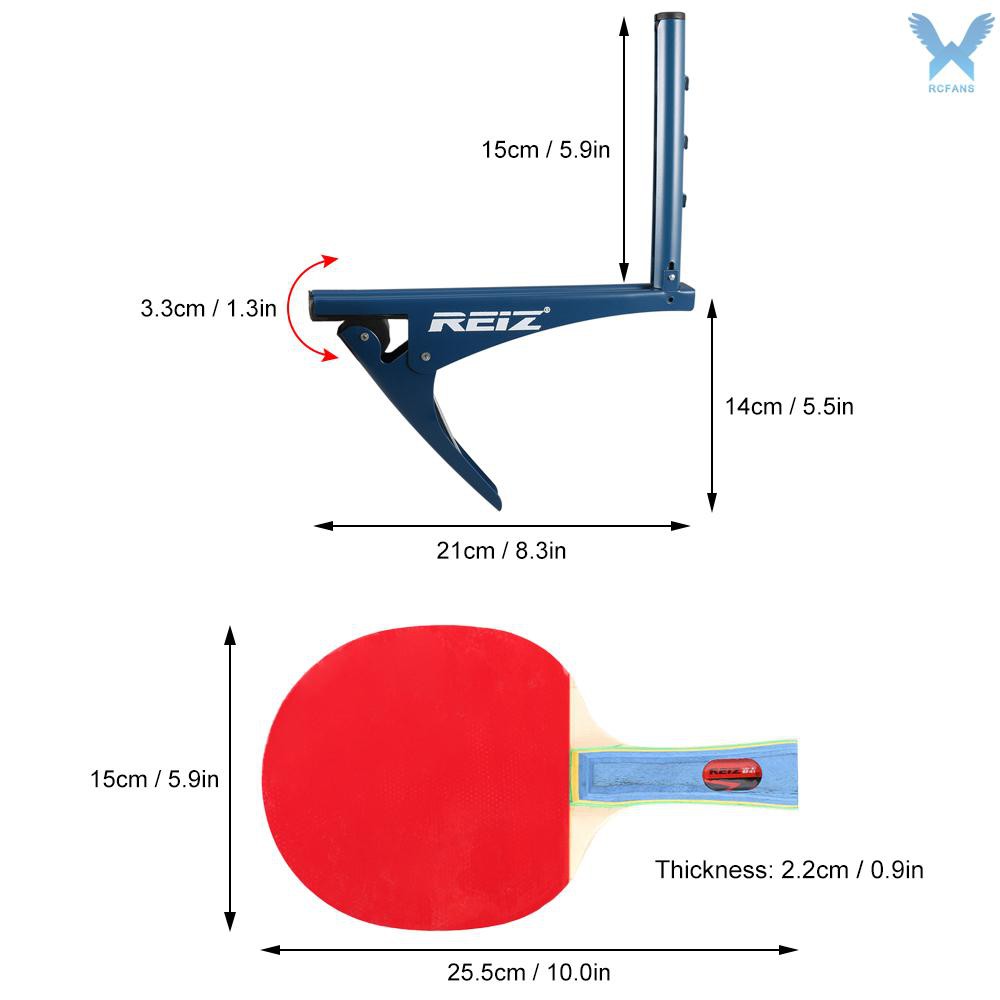 Bộ Lưới Đánh Bóng Bàn Kèm Vợt Chơi Trong Nhà / Ngoài Trời