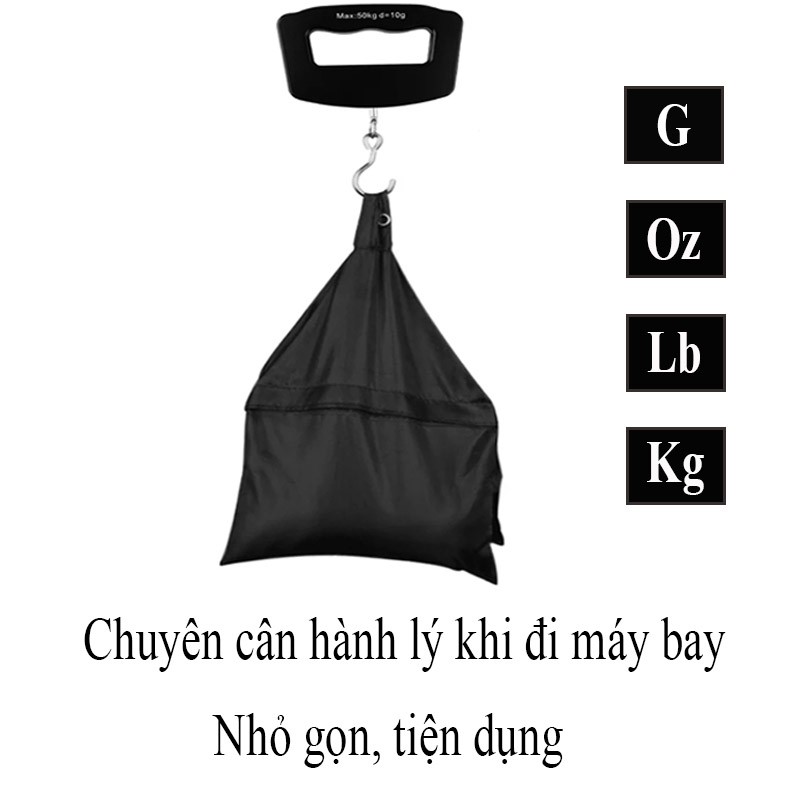 Cân Điện Tử Cầm Tay Mini 50kg Chính Xác Cao ( Bảo Hành 1 Năm ) TBE Shop