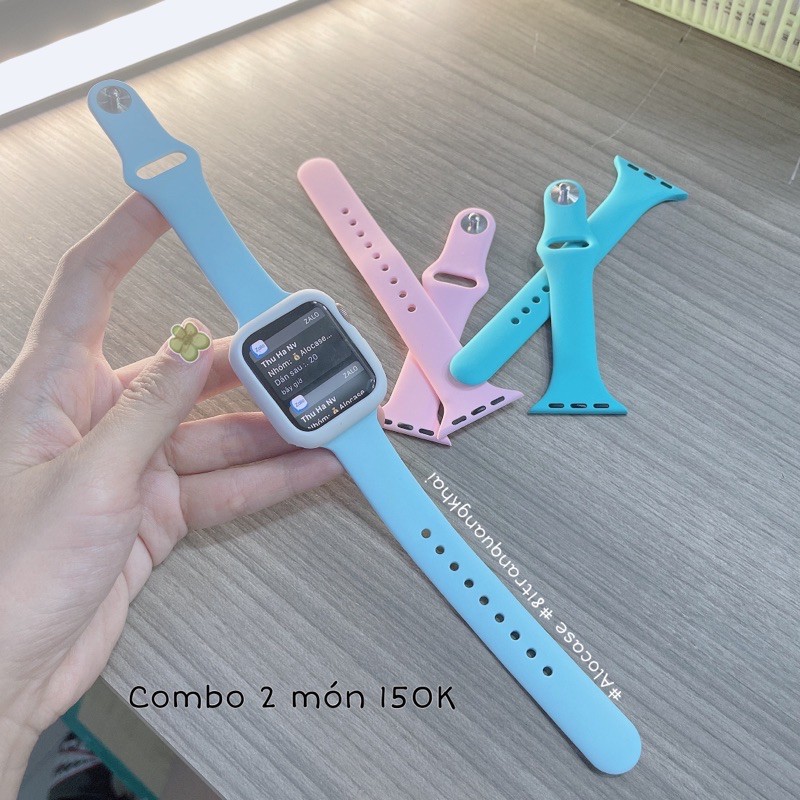 combo dây đồng hồ và ốp Apple watch size 38/40mm