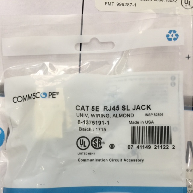 Nhân Mạng Cat5e COMMSCOPE P/N:1375191-1