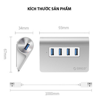 Hub USB 4 Cổng ORICO