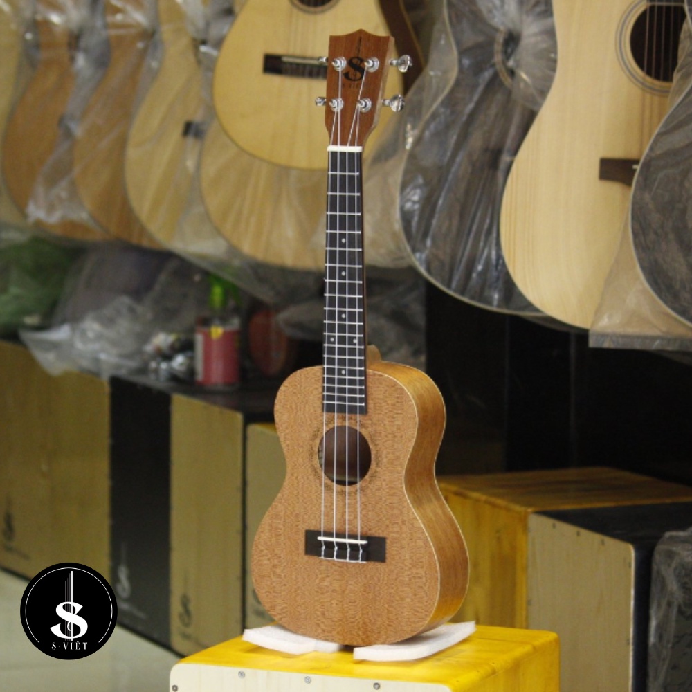 Đàn ukulele gỗ khóa đúc xịn mã USV-01 hính hãng S Việt