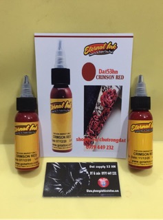 Mực xăm Eternal mầu Crimson Red