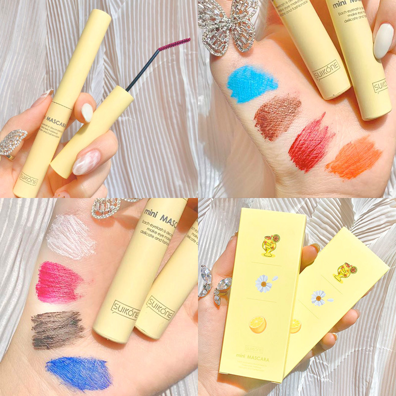 (Hàng Mới Về) Mascara Suikone Đầu Cọ Nhỏ Nhiều Màu Sắc Chuốt Dài Và Cong Mi | BigBuy360 - bigbuy360.vn