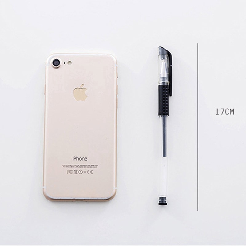 Bút mực gel ống trong suốt ngòi 0.5mm dùng cho văn phòng và công sở