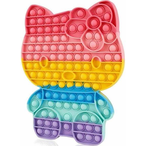 Đồ Chơi Bóp Giảm Căng Thẳng Hình Hello Kitty Bằng Silicone