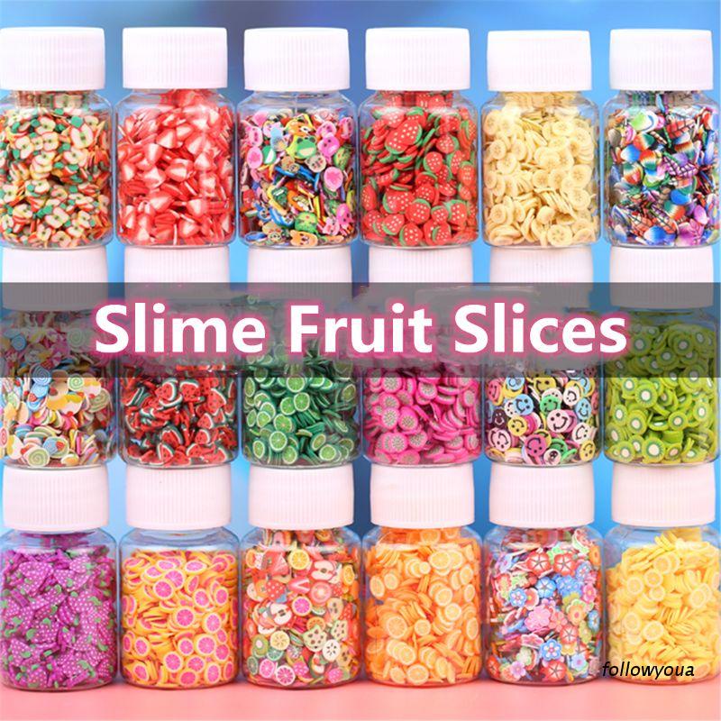 Set 1200 Miếng Dán Mềm Hình Trái Cây Dùng Để Trang Trí Slime