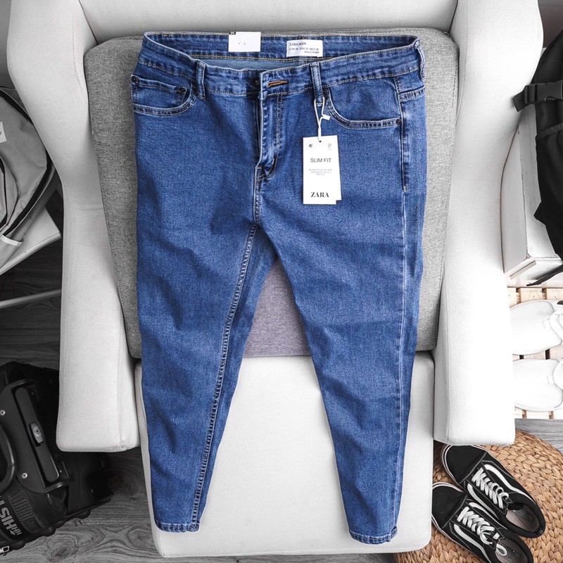 [Size Đại 32-42] Quần Jean nam cao cấp jean co giãn - Form slimfit - Big size -size lớn đến 120kh