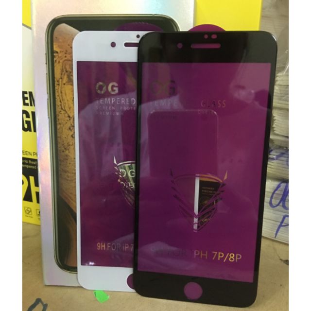 Dán Full màn OG cho iphone 7 plus/8 plus - Siêu xịn-Khoan không thủng