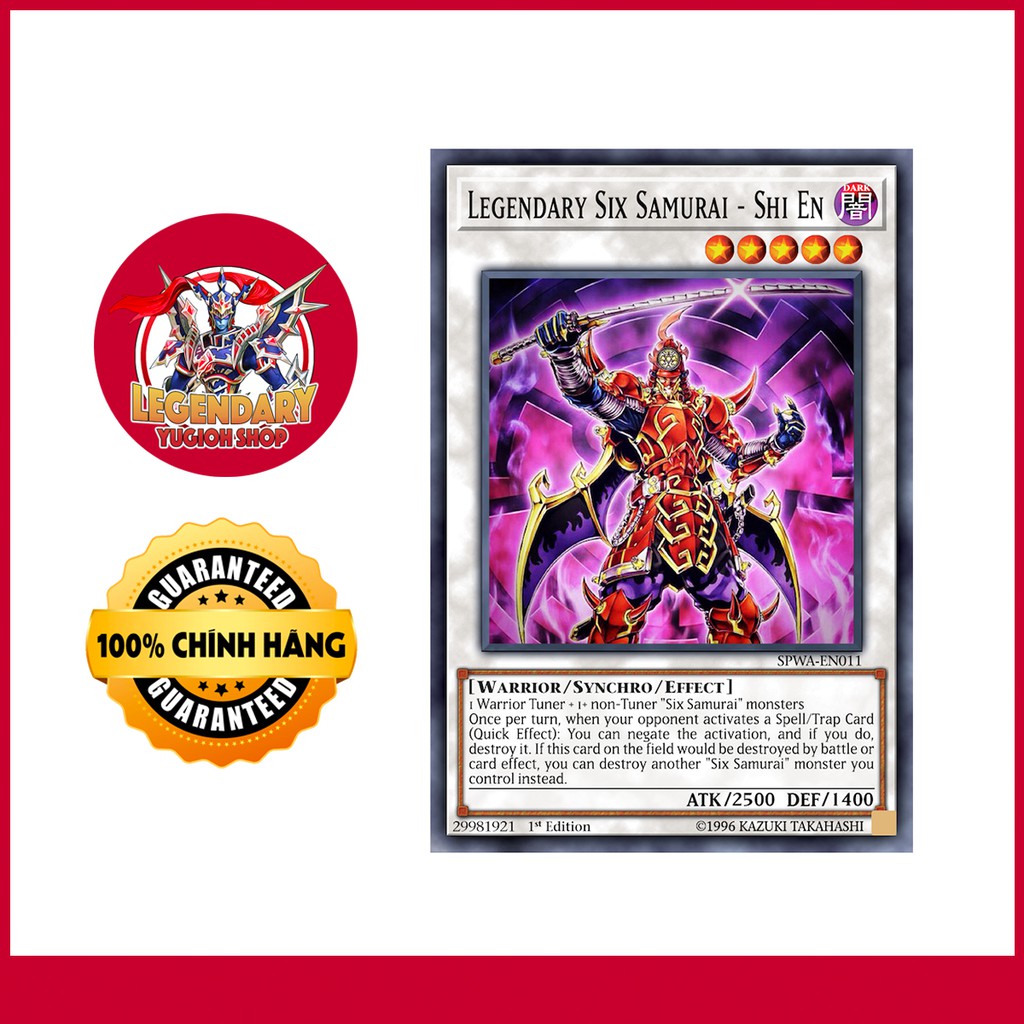 [Thẻ Bài Yugioh Chính Hãng] Legendary Six Samurai - Shi En
