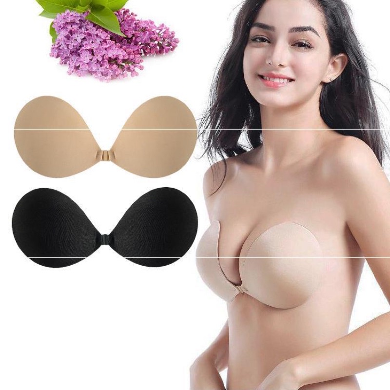 Miếng Dán Áo Bra Dán Cài Trước Tạo Khe Siêu Đẩy Nâng Ngực Silicol Giấy Chống Xệ Dán Đầu Ngực