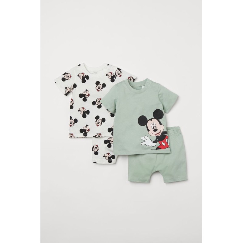 Set H&M 4 chi tiết Mickey cho bé trai