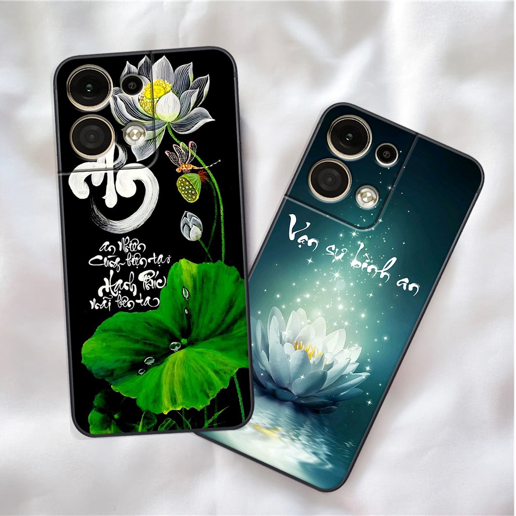 Ốp lưng Oppo RENO 8 5G - BẢO VỆ CAMERA in hình chữ tài chữ lộc, Cha Mẹ, bình an SIÊU ĐẸP