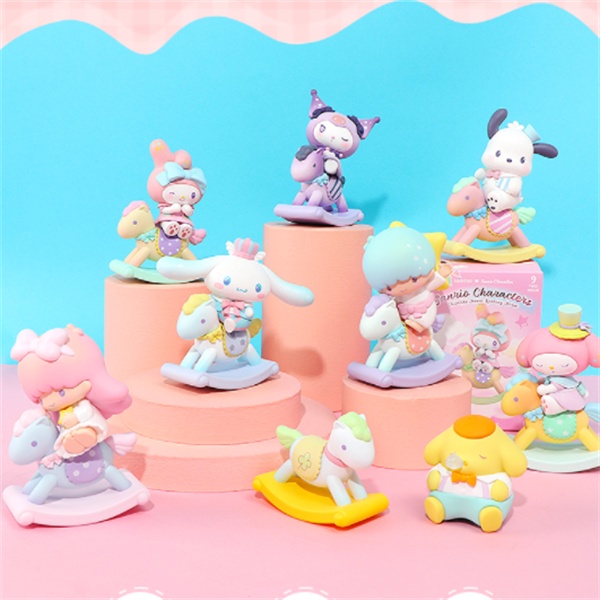 ★Hgtoys★Mô Hình Búp Bê Miniso Sanrio Giống Trojan Series Mystery Trang Trí