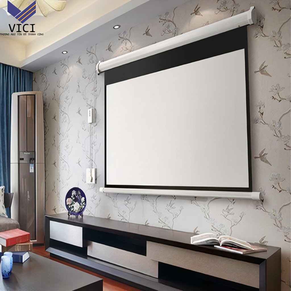 Màn Chiếu Điện 120 inch - 2m13 x 2m13. Màn bền bỉ, chất lượng cao, chống mốc, sáng đẹp cho tất cả các máy chiếu