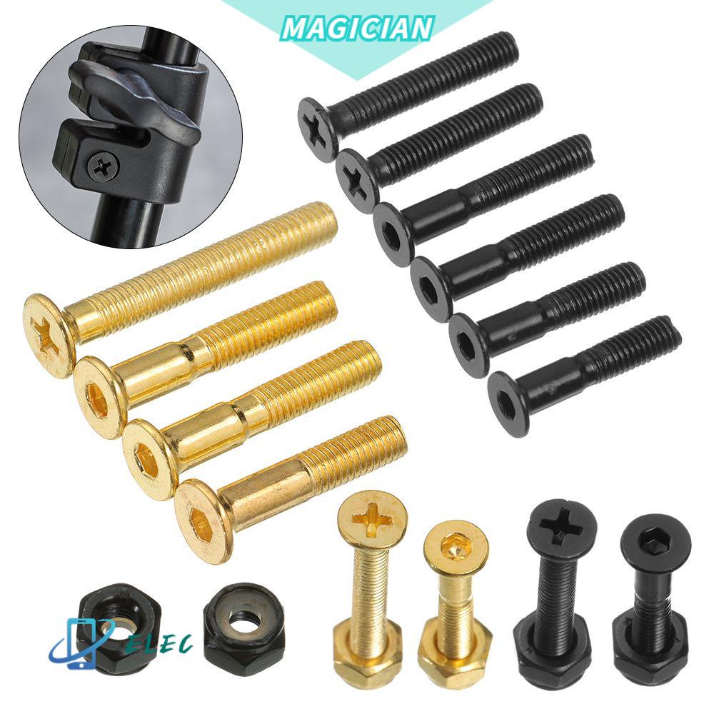 Magic 8 Bộ Đai Ốc Cứng Chất Lượng Cao|Bộ Ốc Vít M5 Nhiều Màu Sắc Dành Cho Ván Trượt