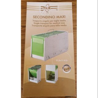 🐦 2GR Secondino Maxi lồng vận chuyển đơn cho chim size trung, vẹt size nhỏ
