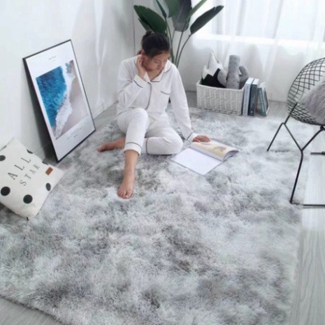 (kho giá sỉ)Thảm Lông Loang Trải Sàn Lông Dày Hàng Đẹp 2022 Kích Thước 1m6 x 2m
