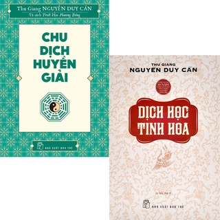 Sách combo 2 quyển chu dịch huyền giải + dịch học tinh hoa