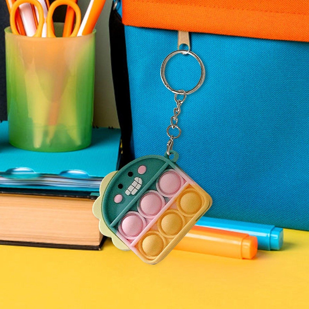 Móc Khóa Hình Khủng Long / Doraemon / Pikachu / Khủng Long Mini Dễ Thương Cho Người Lớn Và Trẻ Em