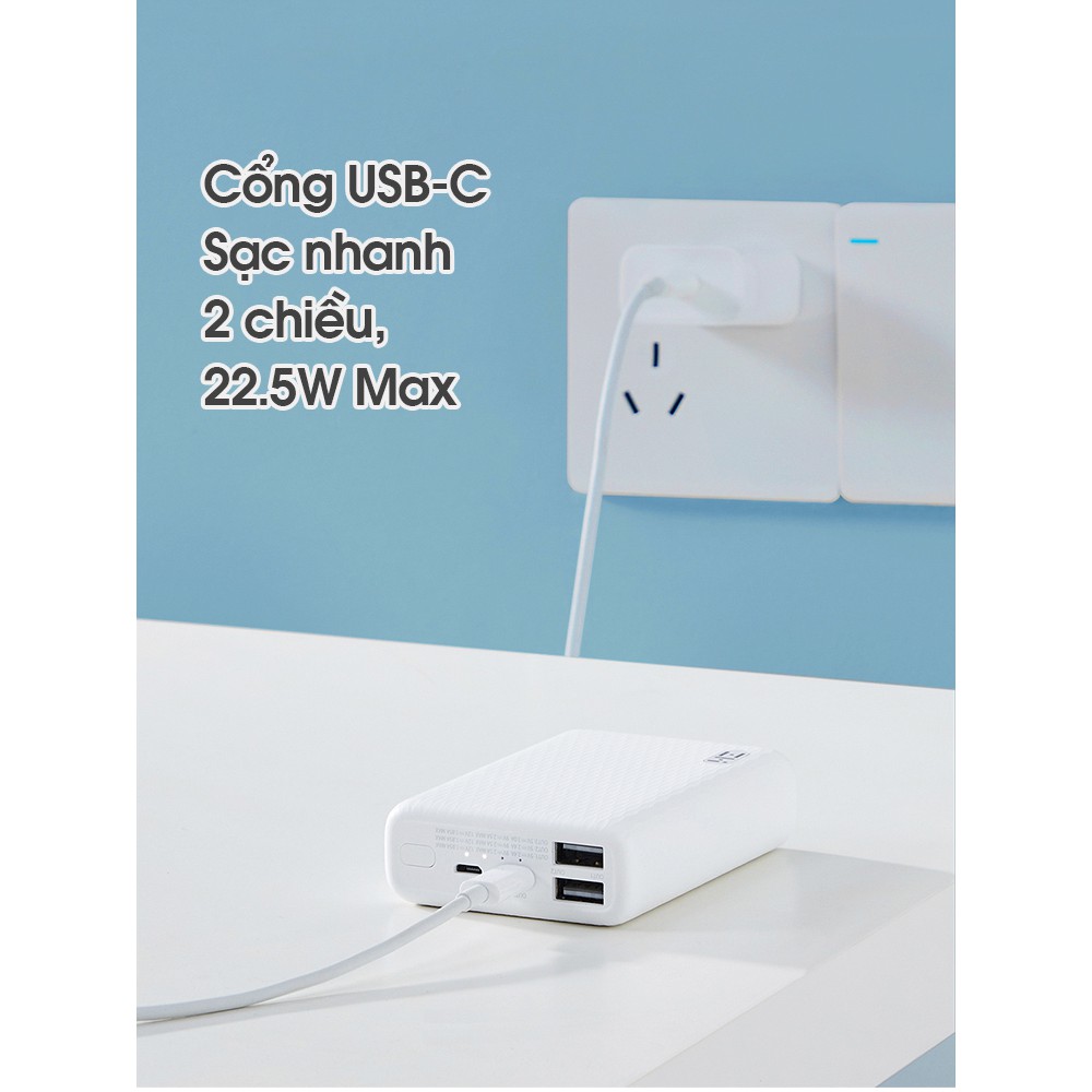 Pin Sạc Dự Phòng ZMI QB817 10000mAh Chuẩn PD - Sạc nhanh 22.5W